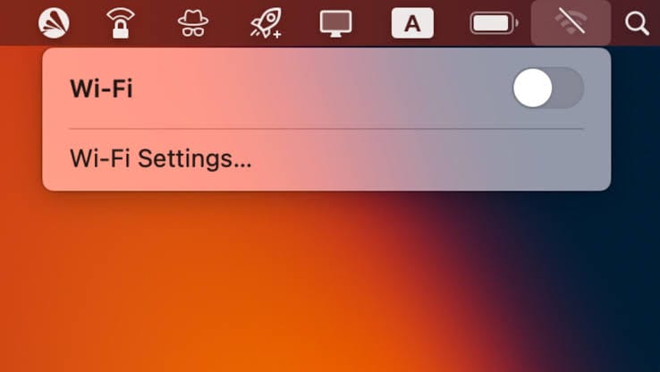 Forget WiFi network on Mac