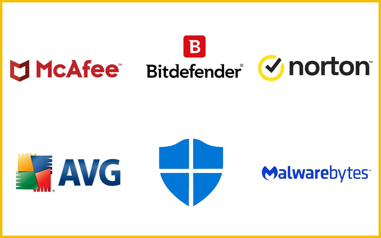Antivirus Software logos