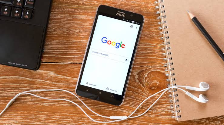 Google search screen