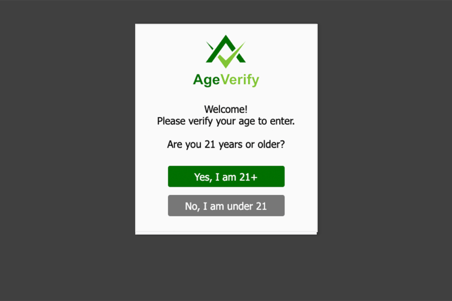 Age Verification.